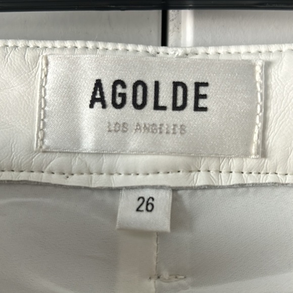 AGOLDE Recycled Leather Jeans Lyle NWT - Picture 5 of 13